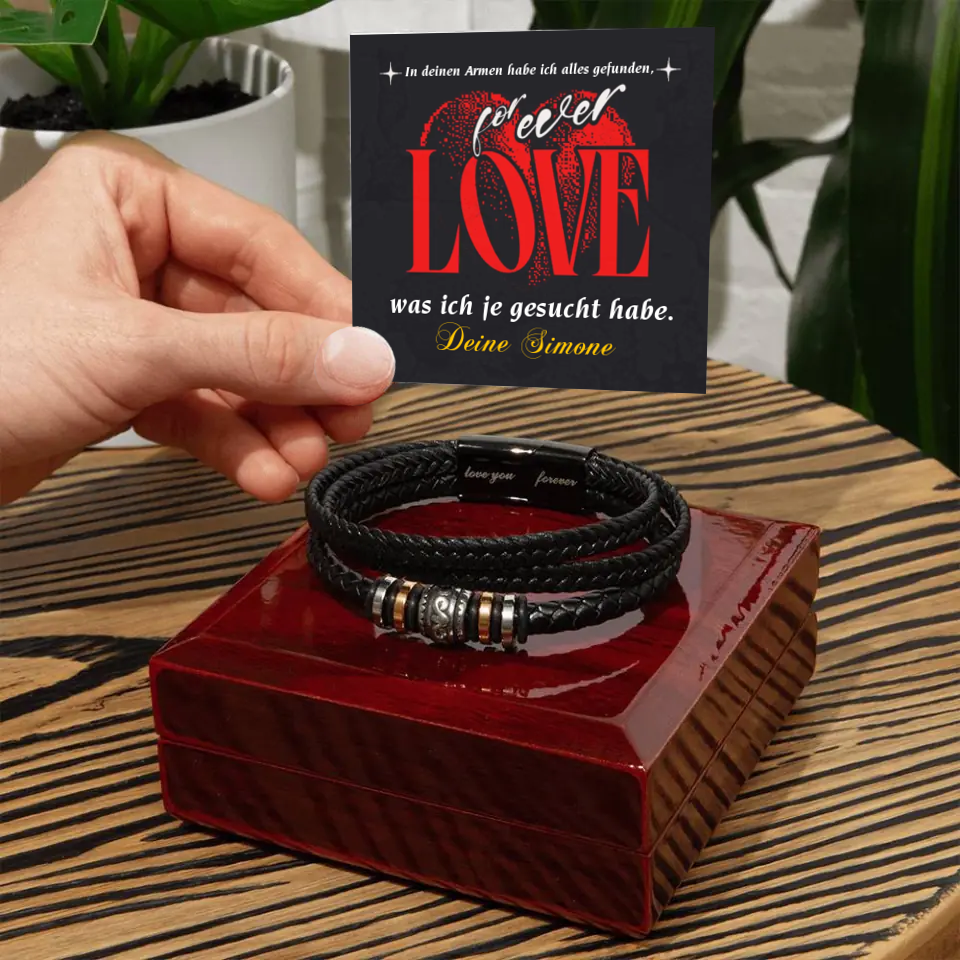 Armband "Love you forever" - Greez24