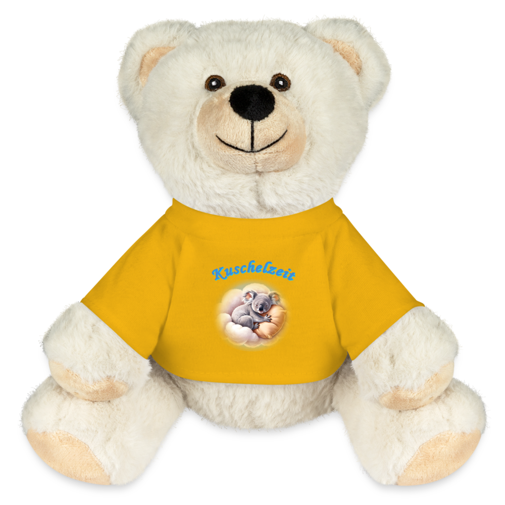 Kuschel-Eisbär "Kuschelzeit" - Sonnengelb