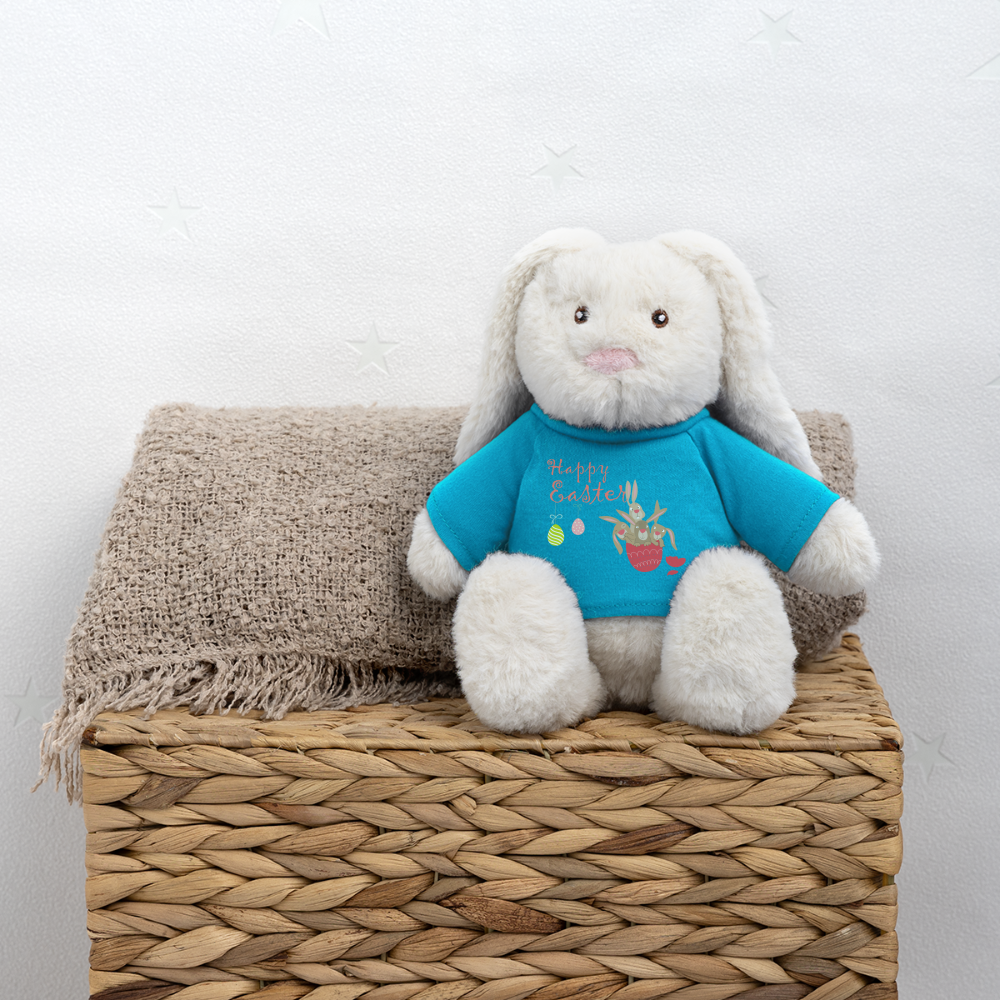 Osterhase "Hasen im Ei" - Atollblau