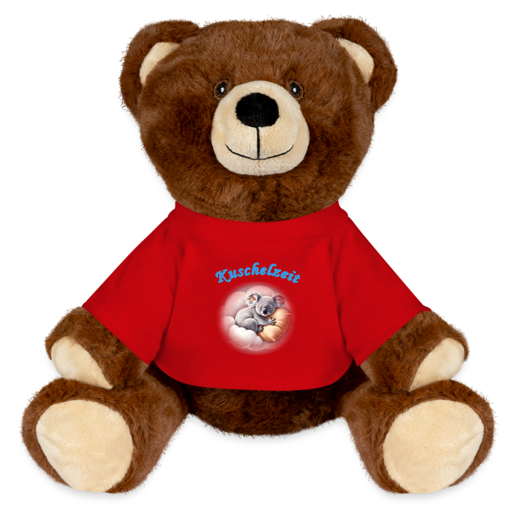 Kuschel-Bär "Kuschelzeit" - Rot