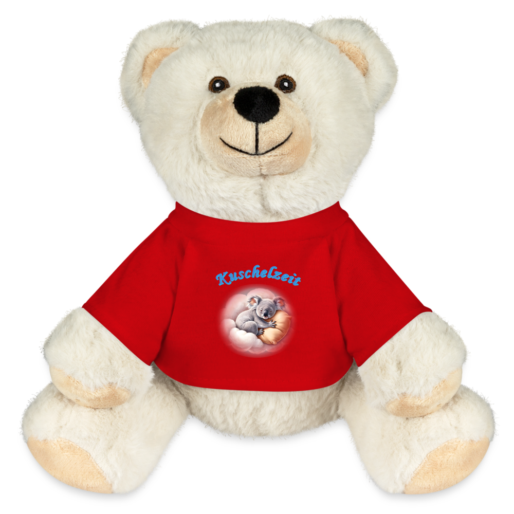 Kuschel-Eisbär "Kuschelzeit" - Rot