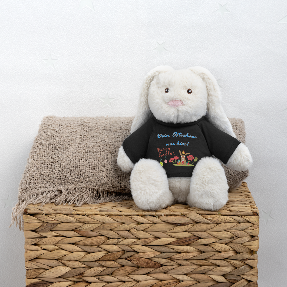 Osterhase "Osterhase war hier" - Schwarz