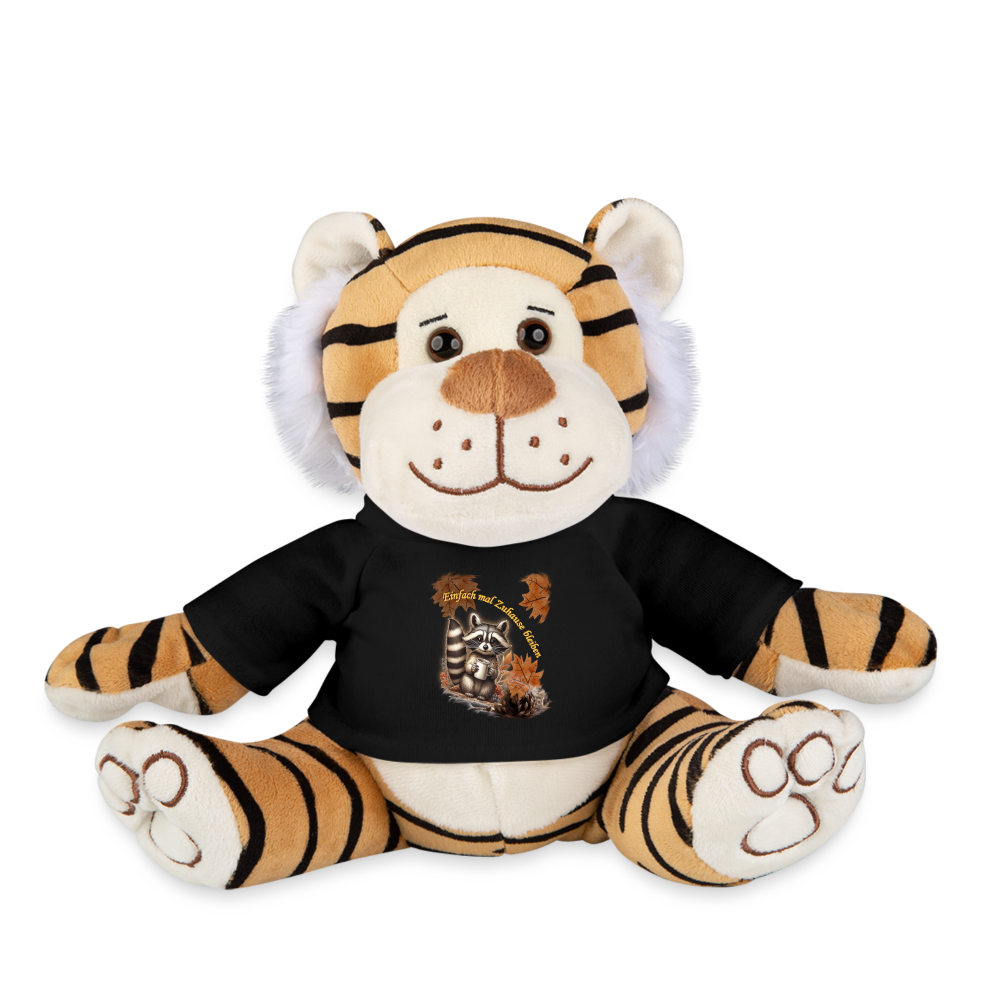 Kuschel-Tiger "Waschbär" - Schwarz