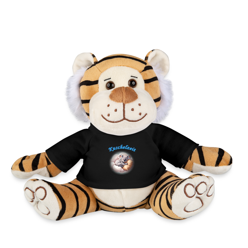 Kuschel-Tiger "Kuschelzeit" - Schwarz