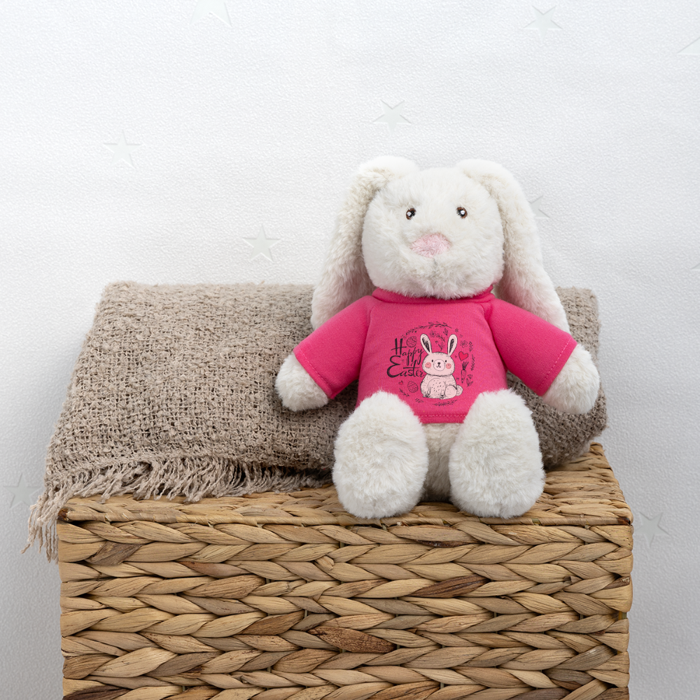 Osterhase "Happy Easter" - Pink