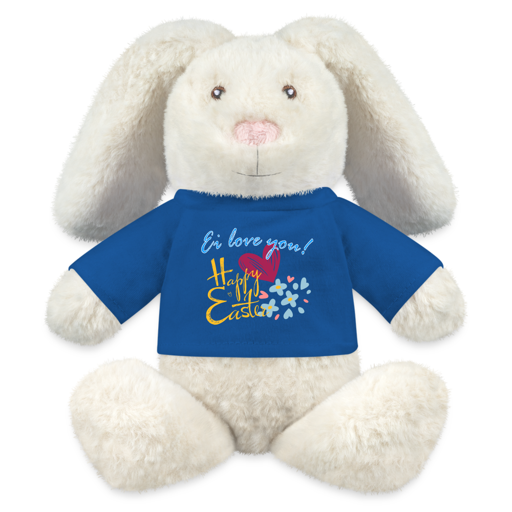 Osterhase "Ei Love you" - Königsblau