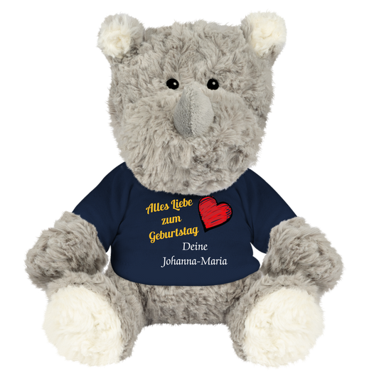 Kuscheltier Nashorn "Geburtstag" - French Navy