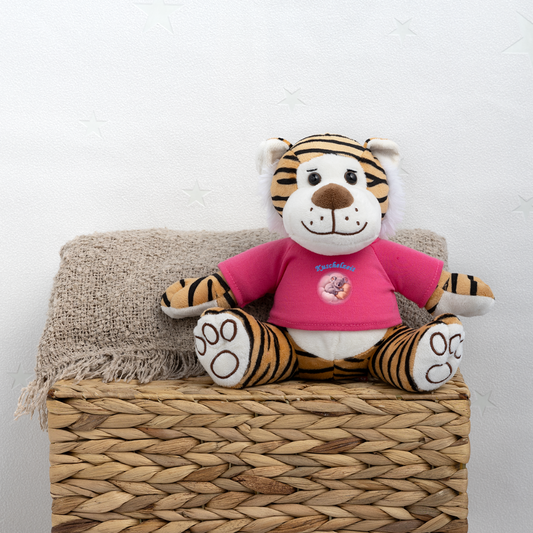 Kuschel-Tiger "Kuschelzeit" - Pink