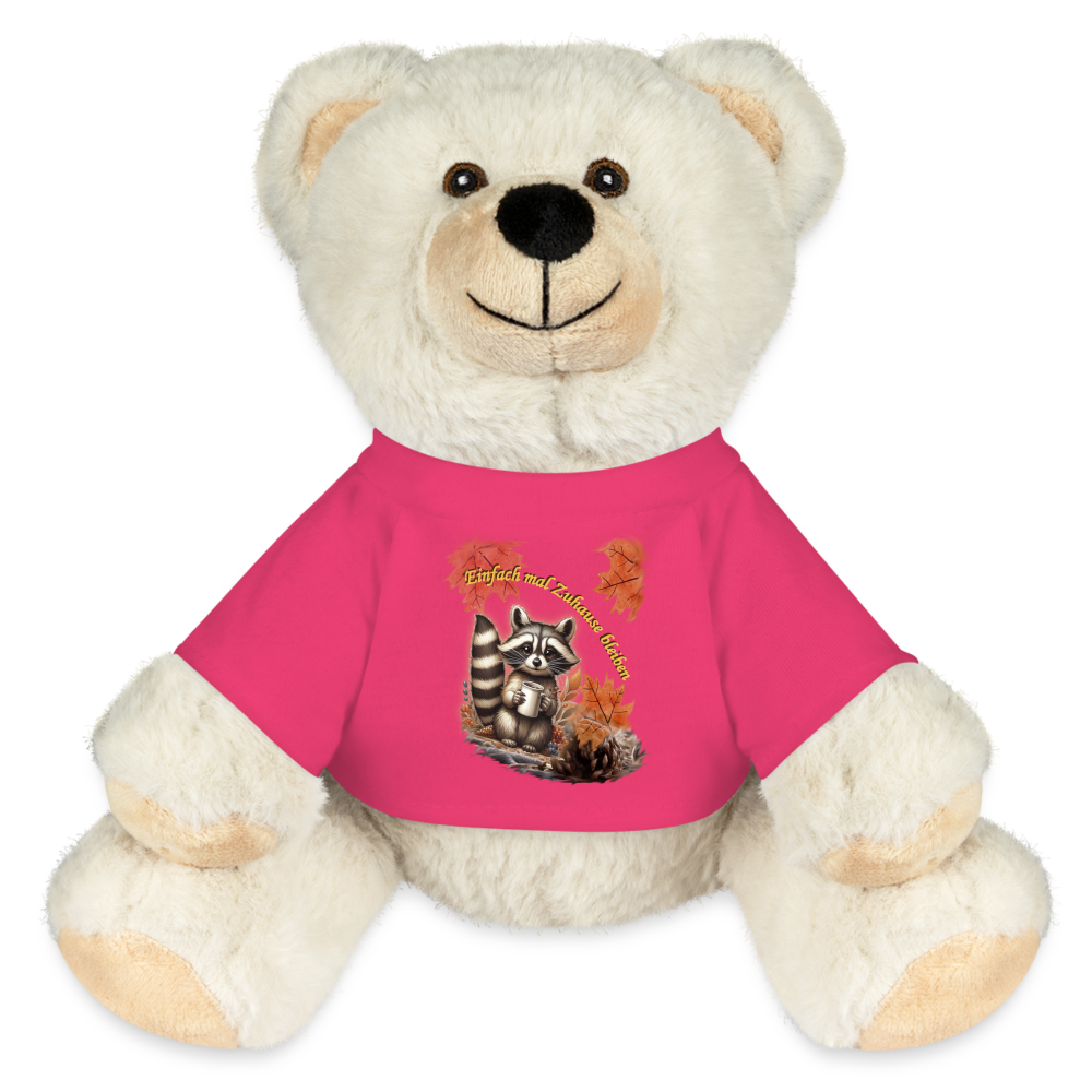 Kuschel-Eisbär "Waschbär" - Pink