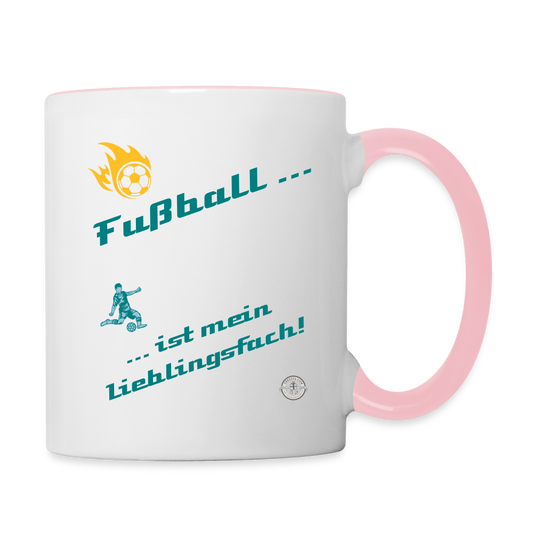 Tasse zweifarbig - Weiß/Pink