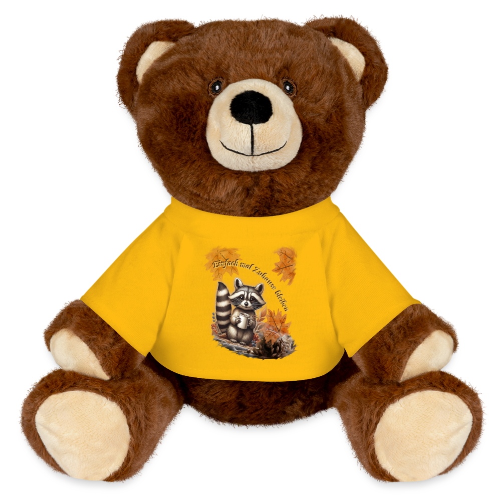 MiniFeet® RecycelBär® Braun - Sonnengelb