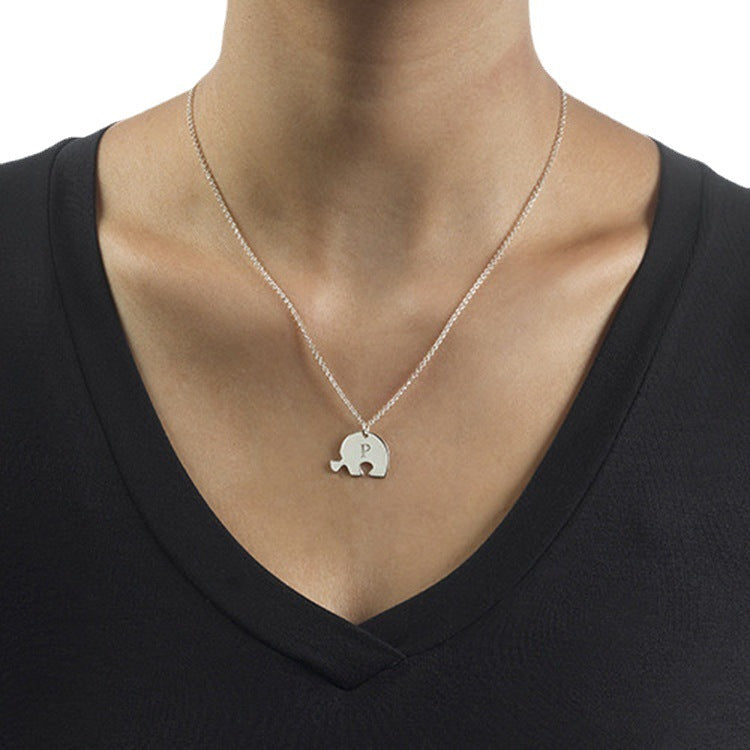 Halskette "3 Puzzleteile" 925er Silber mit Initialen - Greez24