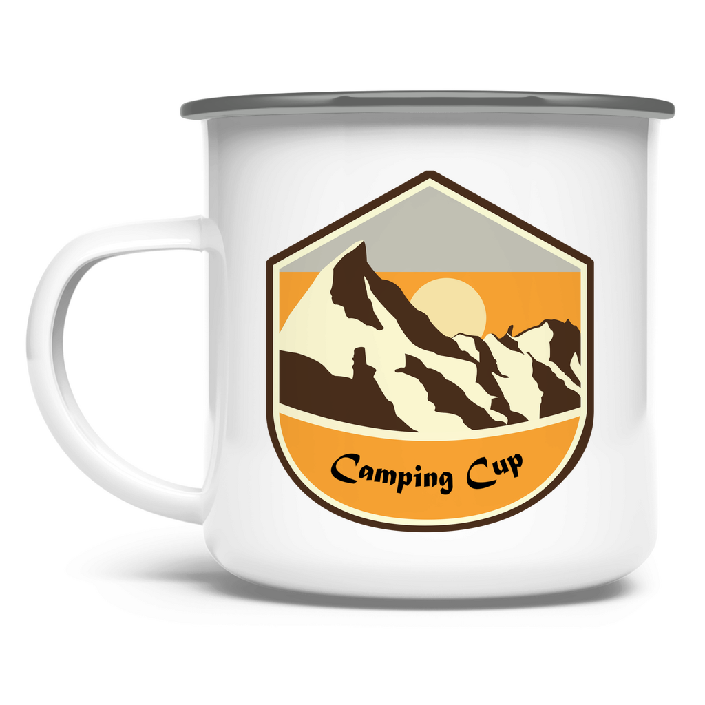 Emaille Tasse "Camping Cup" - Greez24