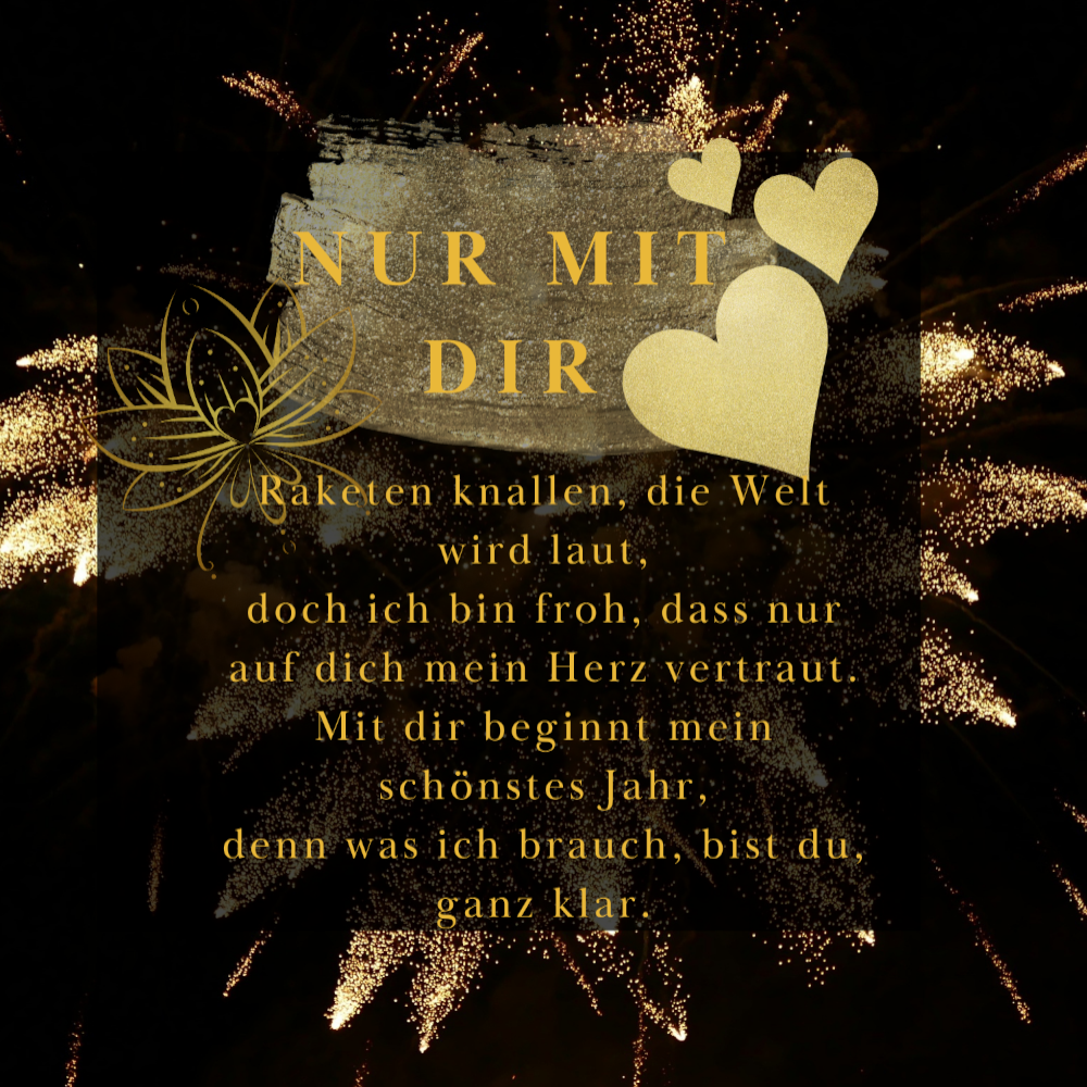 Halskette zum Jahreswechsel 14k Weißgold-Finish - Greez24