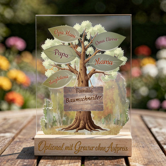 acrylglas-personalisiert-fuer-familie-eltern-oma-opa - familienbaum-mit-namen