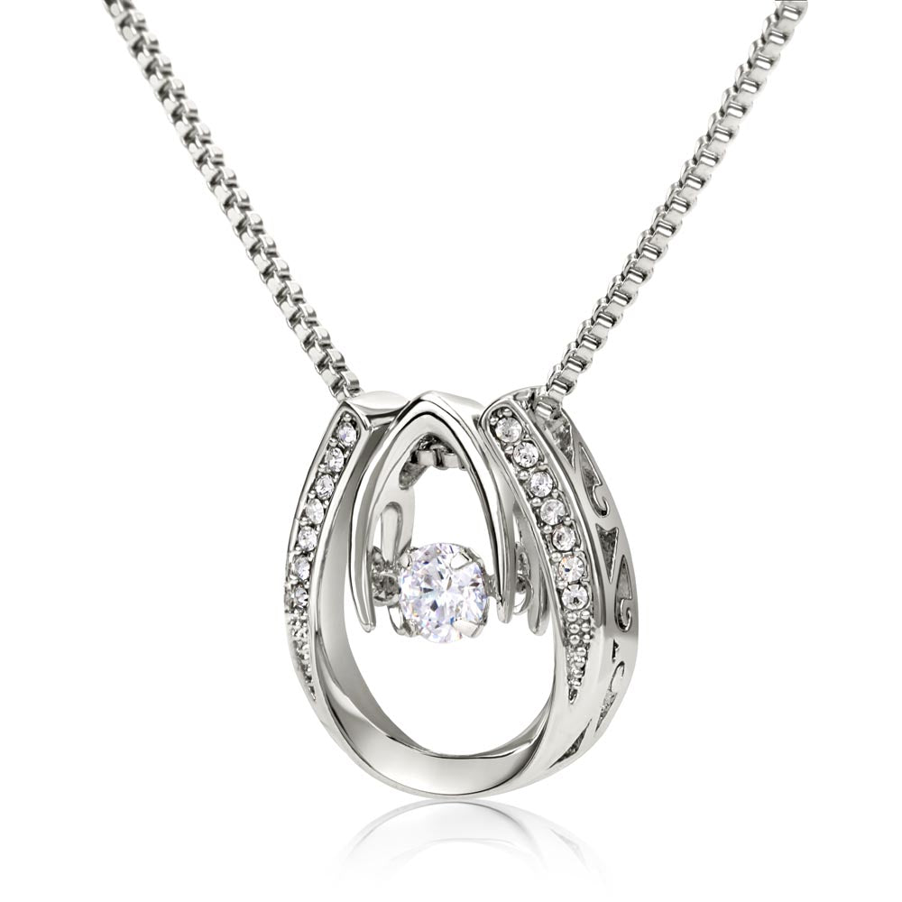 Halskette zum Jahreswechsel 14k Weißgold-Finish - Greez24