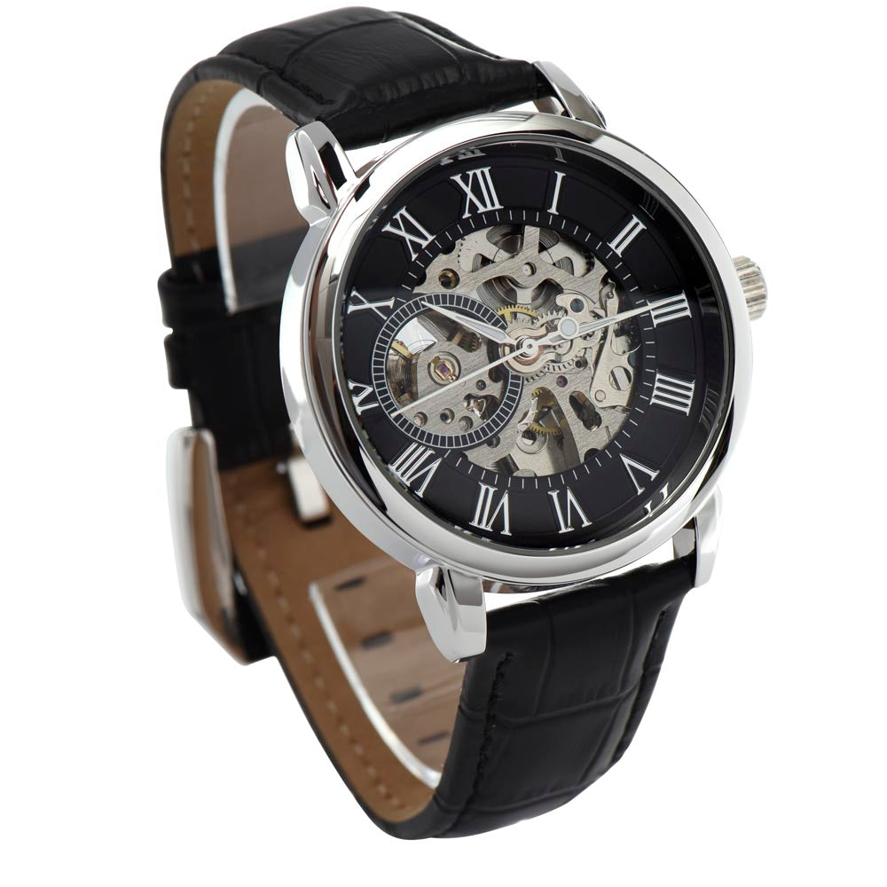 Luxus Armbanduhr „Großes Dankeschön“ mit personalisierbarer Dankeskarte - Greez24