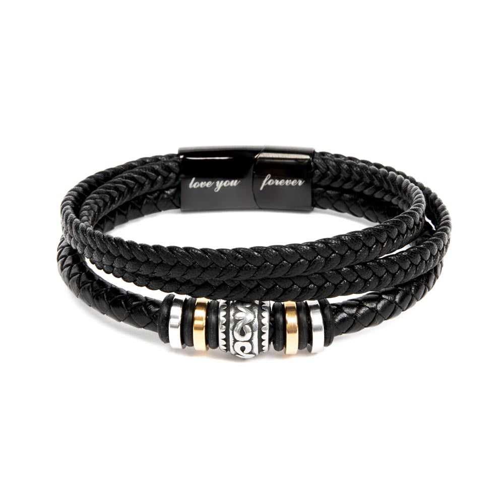 Premium Vatertagsgeschenk: Armband "Premium Papa" - Greez24