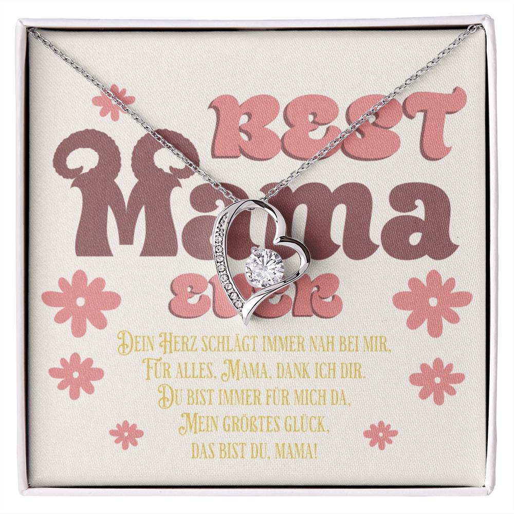 Edle Halskette & Blumenstrauß – Geschenk für Muttertag - Greez24