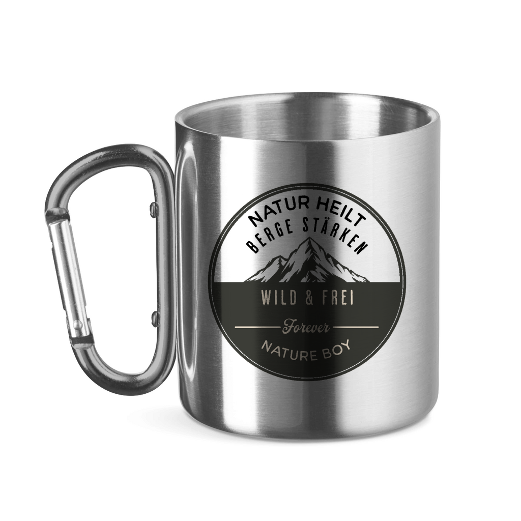 Edelstahltasse für Naturliebhaber "Nature Boy" - Greez24