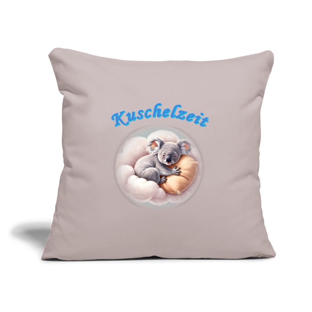 Sofakissen mit Füllung-und-motiv-koala-auf-wolke- 44 x 44 cm - helles Taupe