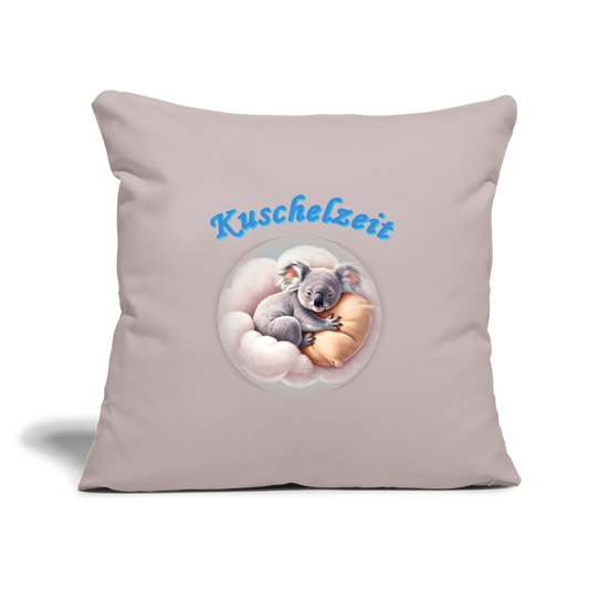 Sofakissen mit Füllung-und-motiv-koala-auf-wolke- 44 x 44 cm - helles Taupe