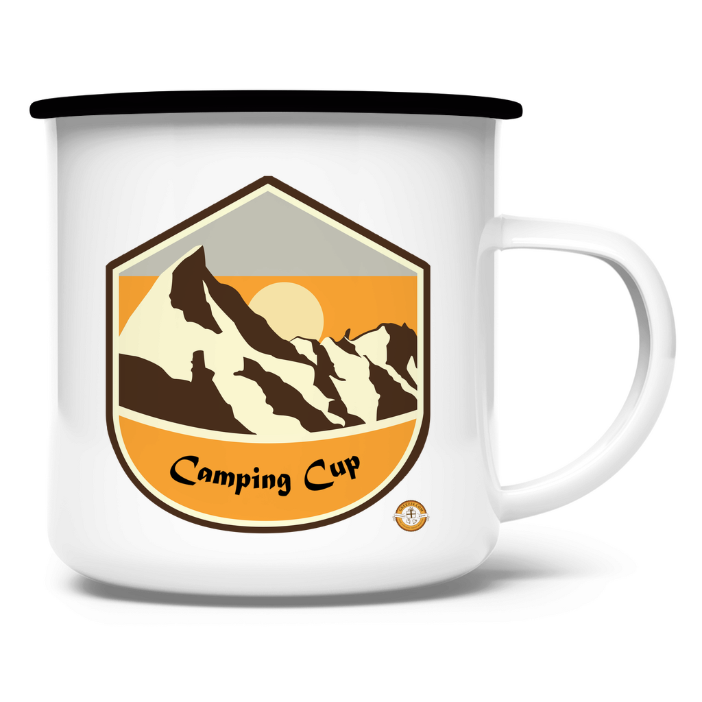 Emaille Tasse "Camping Cup" - Greez24