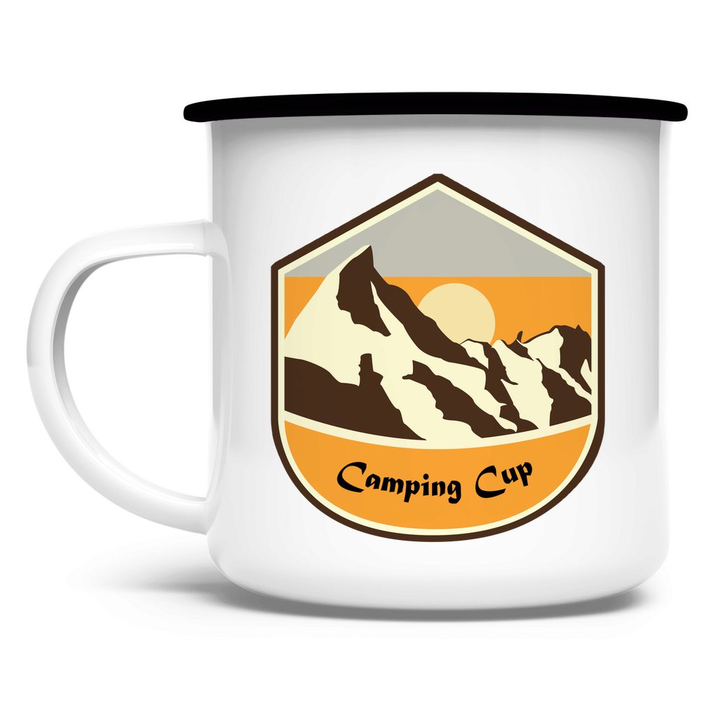 Emaille Tasse "Camping Cup" - Greez24