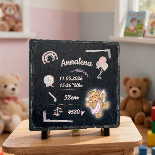 schieferplatte-personalisiert-mit-geburtsdaten-in-rosatoenen-als-geschenk-zur-geburt