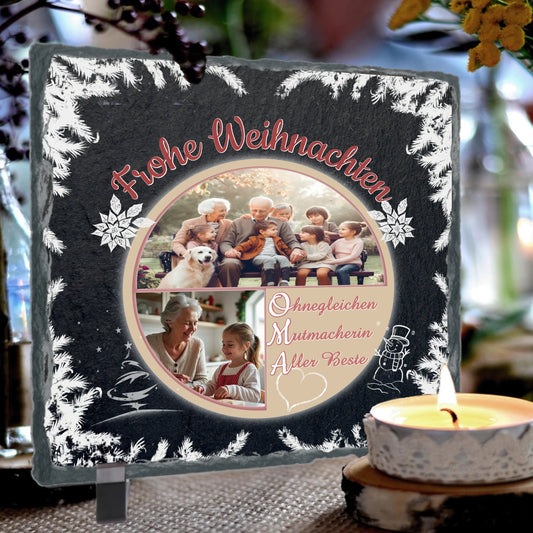 schieferplatte-als-weihnachtsgeschenk-fuer-oma-personalisiert-mit-zwei-fotos