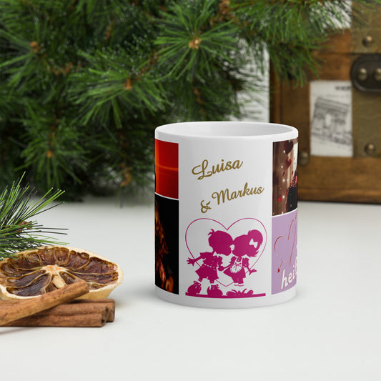 Personalisierte Panorama-Tasse für deine Freundin - Greez24