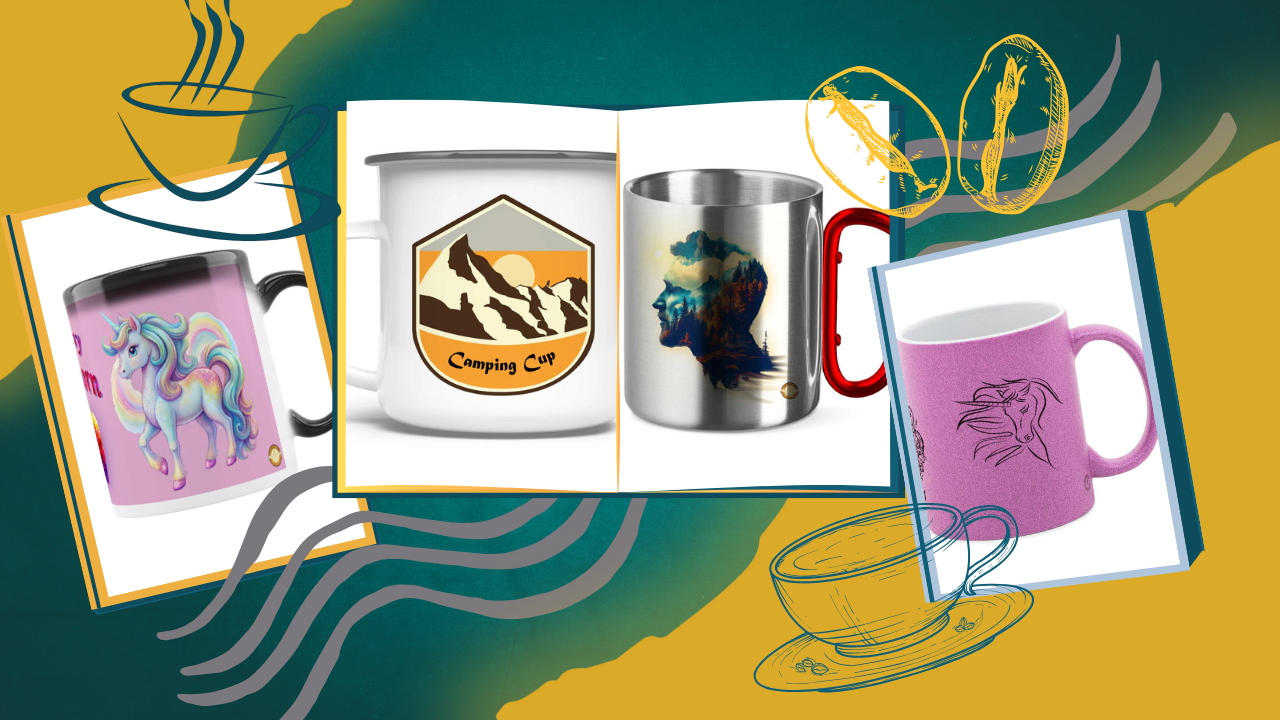 verschiedene-bunte-tassen-rosa-einhorn-edelstahl