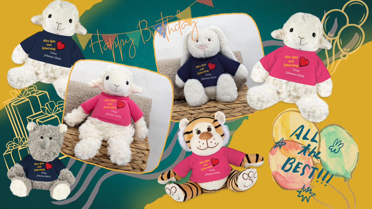 stofftiere-tiger-hase-lamm-mit-bedruckten-shirts-alles-liebe-zum-geburtstag