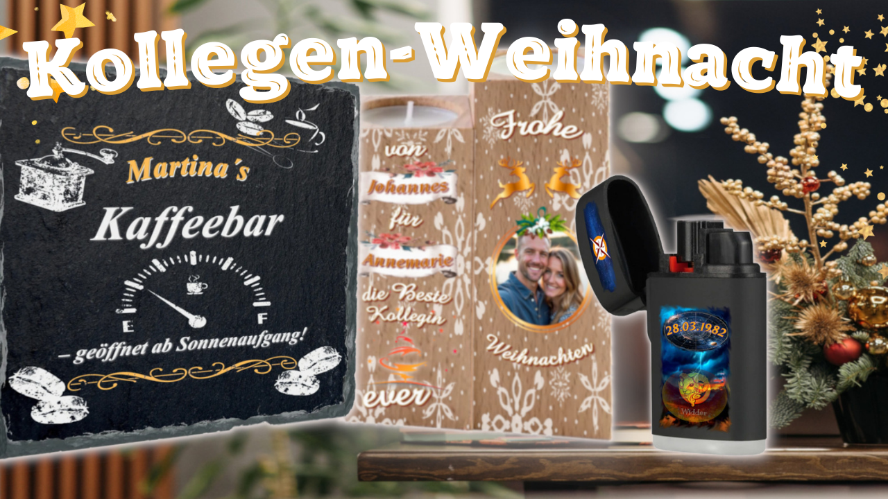zusammenstellung-kleine-weihnachtsgeschenke-fuer-kollegen-teelichthalter-mit-foto-fuer-kollegin-feuerzeug-mit-sternzeichen-personalisiert-fuer-den-arbeitskollegen-und-personalisierte-schieferplatte-als-deko-fuer-kaffeebar