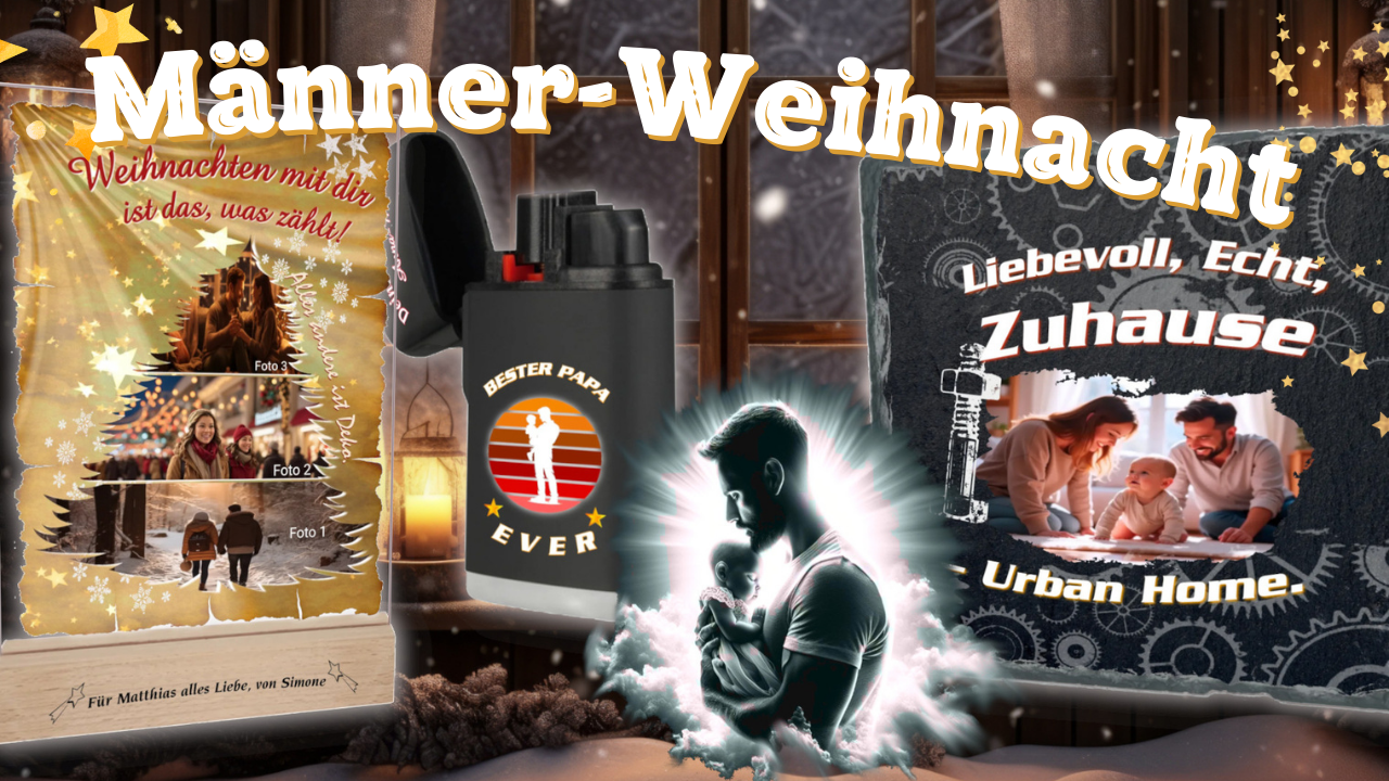 zusammenstellung-personalisierte-weihnachtsgeschenke-fuer-freund-schieferplatte-mit-foto-fuer-papa-feuerzeug-bester-papa-mit-name-und-foto-collage-auf-acryl