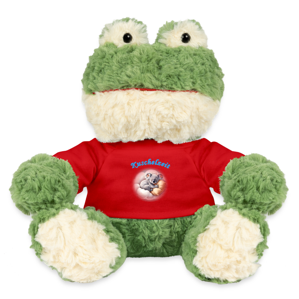 Kuschel-Frosch "Kuschelzeit" - Rot