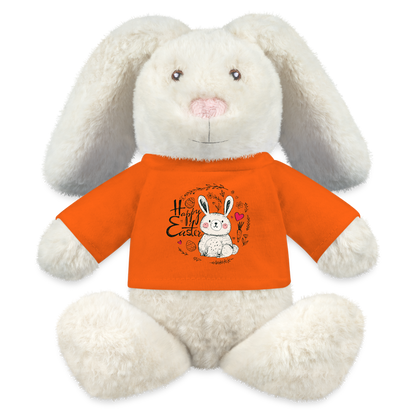 Osterhase "Happy Easter" - Goldorange