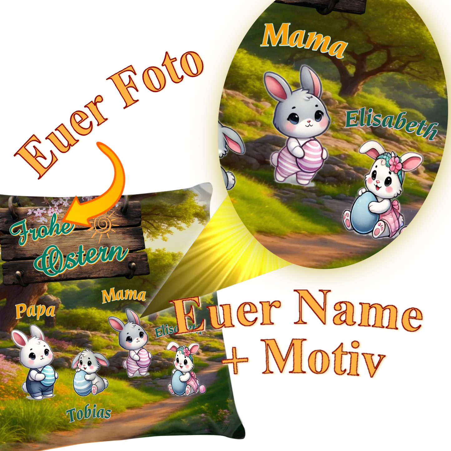 osterkissen-familie-40x40-detail-personalisierung-mit-namen-und-osterhasen-motiv-zu-jedem-namen