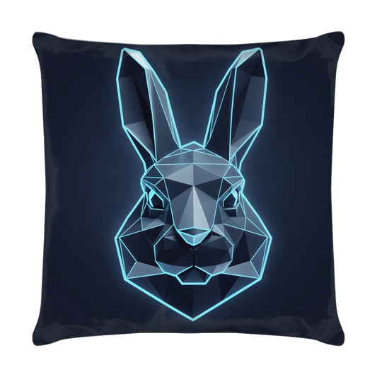kissen-rueckseite-mit-polygon-hase-in-neon-blau