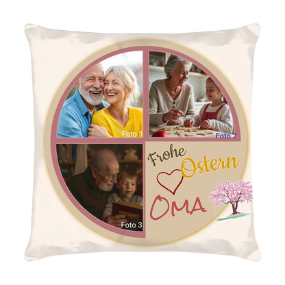 osterkissen-40x40-collage-fotogeschenk-für-oma-vorderseite