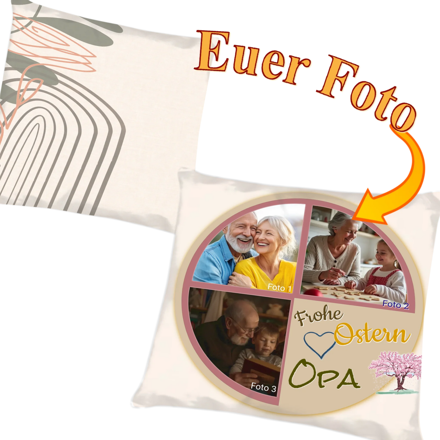 osterkissen-40x40-mit-fotocollage-als-personalisiertes-ostergeschenk-für-opa-vorderseite-und-rueckseite