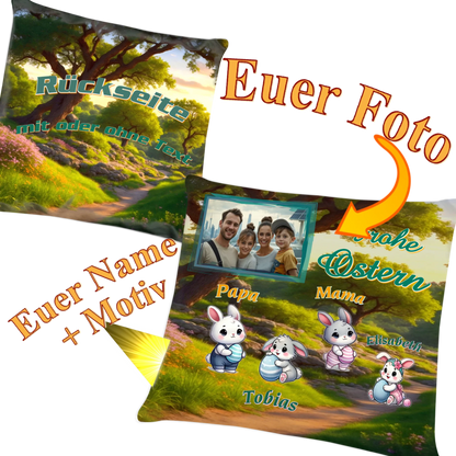 ostergeschenk-eltern-und-familie-kissen-personalisiert-mit-foto-namen-und-osterhasen-zu-jedem-familienmitglied