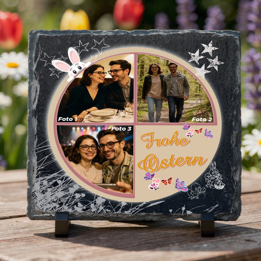 foto-ostergeschenk-schieferplatte-personalisiert-mit-collage-im-osterlook