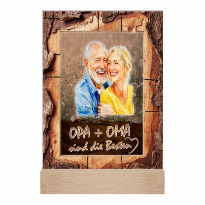 personalisiertes-acrylglas-15x20cm-bester-opa-und-oma-mit-auarell-bild-aus-hochgeladenem-foto