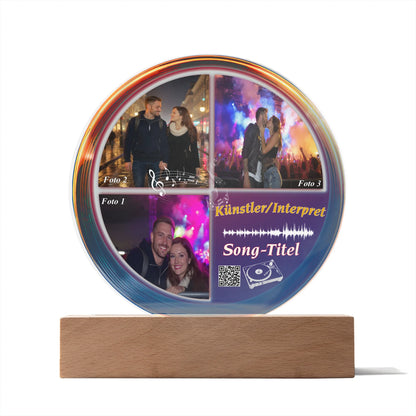 acrylglas-mit musik-personalisiert-mit-led-foto-collage-mit-drei-bildern