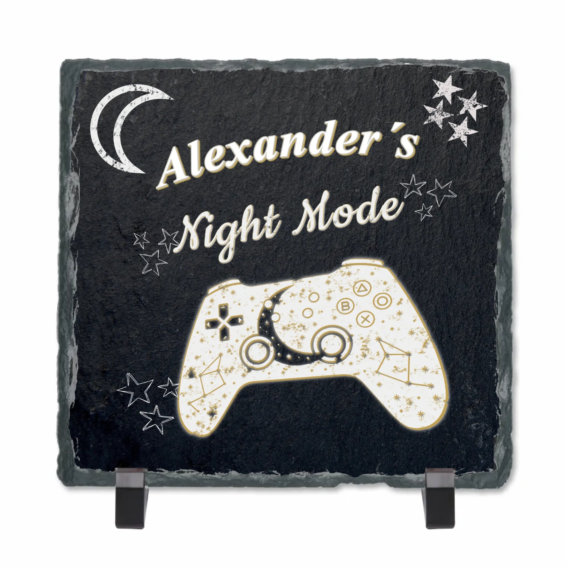 aesthetic-gaming-zimmer-zubehoer-eine-personalisierte-schieferplatte-mit-feinem-mond-motiv-als-cozy-gaming-deko