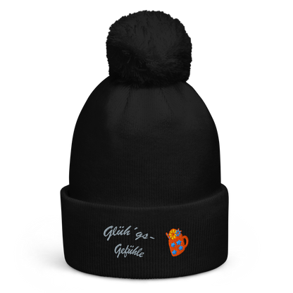 bestickte-beanie-schwarz-mit-bund-und-bommel-motiv-gluehweintasse-und-schriftzug-gluehgs-gefuehle