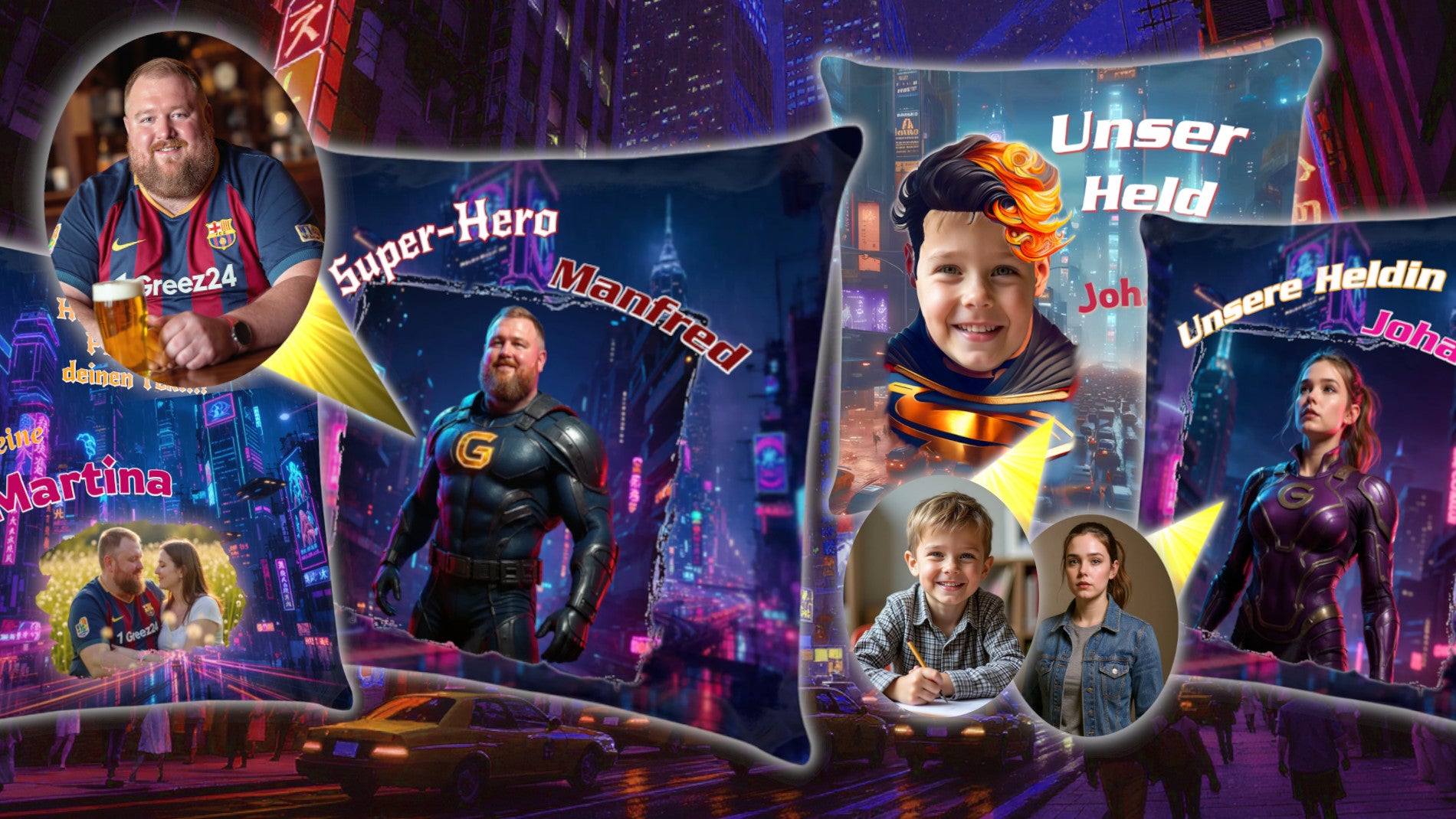 fotokissen-superheld-beidseitig-bedruckt-personalisiert-mit-namen-und-foto