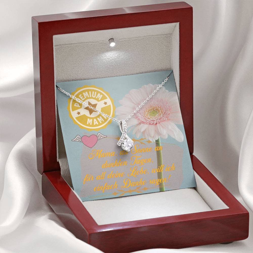 halskette-mit-weißgold-finish-und-zirkonia-stein-mit-grußkarte-premium-mama-in-einer holzbox