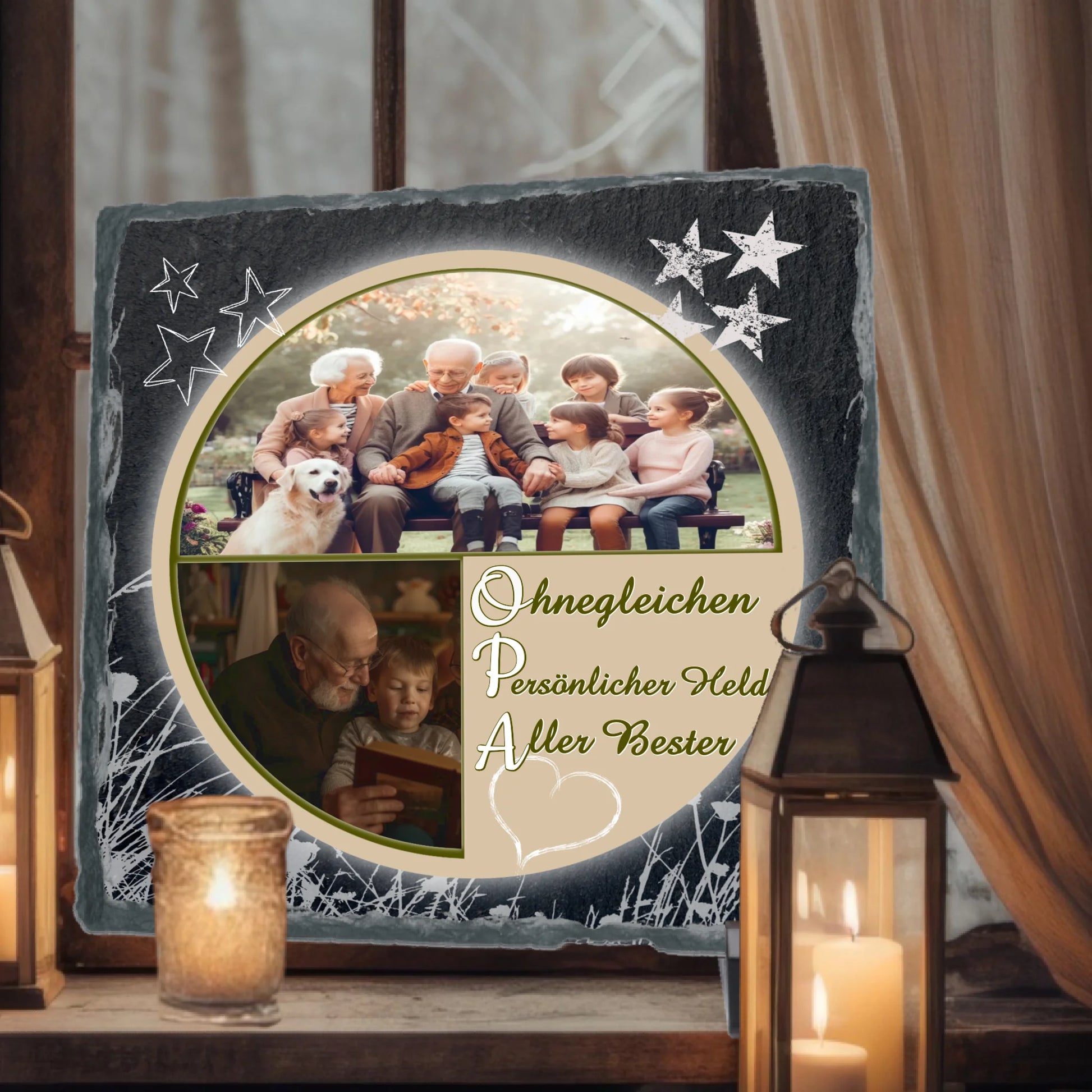 fotogeschenk-fuer-opa-personalisierte-schieferplatte-mit-zwei-fotos-steht-auf-fensterbank